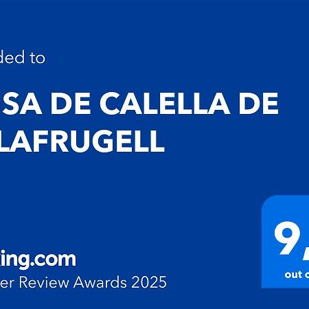 Brisa De Calella De Palafrugell Lejlighed Eksteriør billede